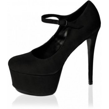 Black Mary Jane Stiletto Shoes Size 9 ADULT HIRE